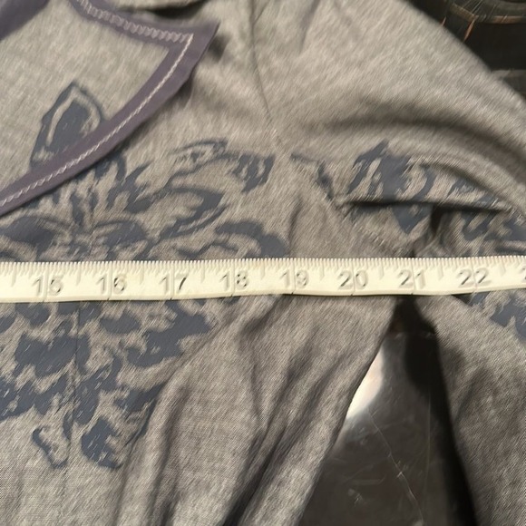 Coldwater Creek classic chambray jacket with belt petite 14 - Picture 6 of 8